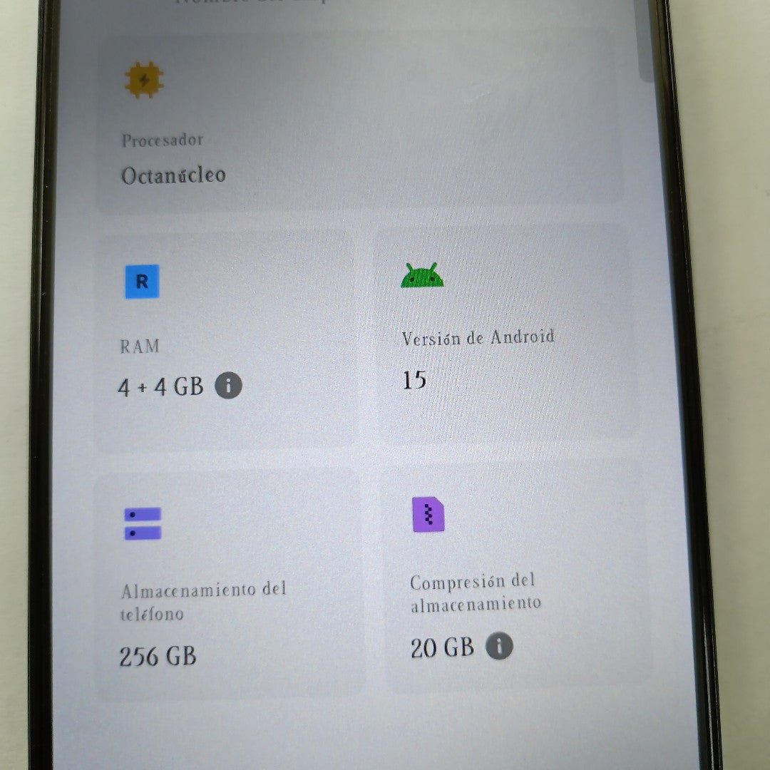 CELULAR VIVO Y04 V2430 (2025) 256 GB 4 GB RAM (SEMINUEVO)