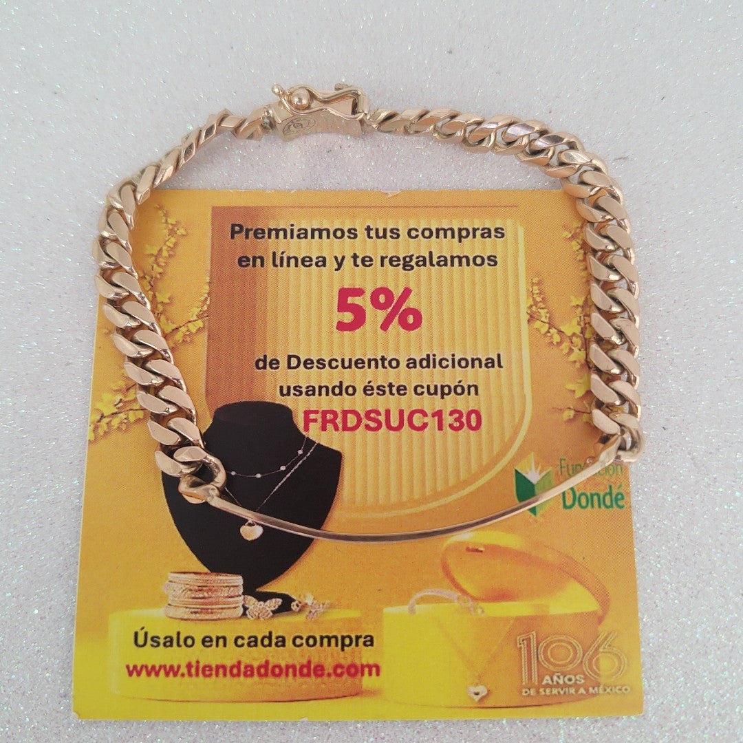 ESCLAVA ORO 14 K 28.7 GRMS (SEMINUEVO)