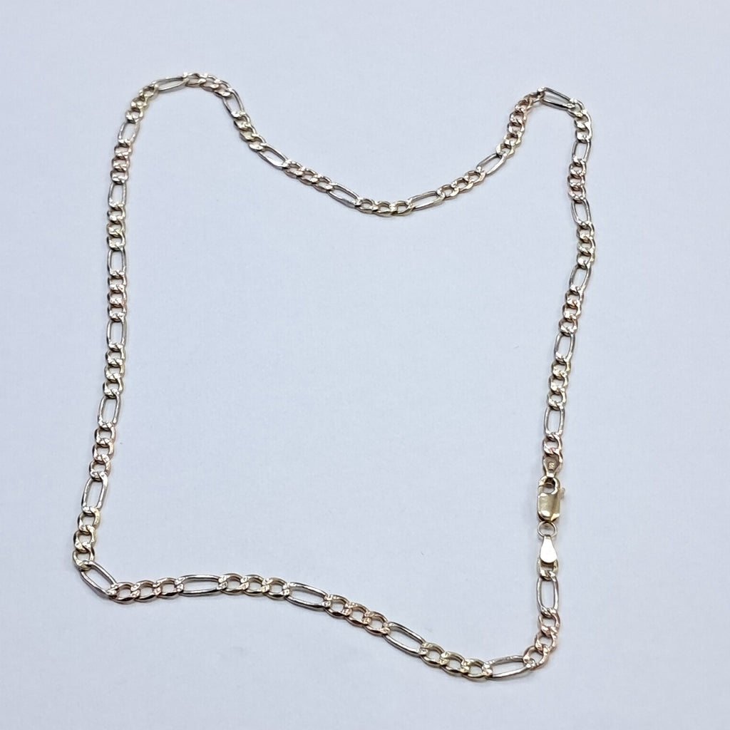 CADENA ORO COMBINADO 14 K 13,10 GRMS (SEMINUEVO)