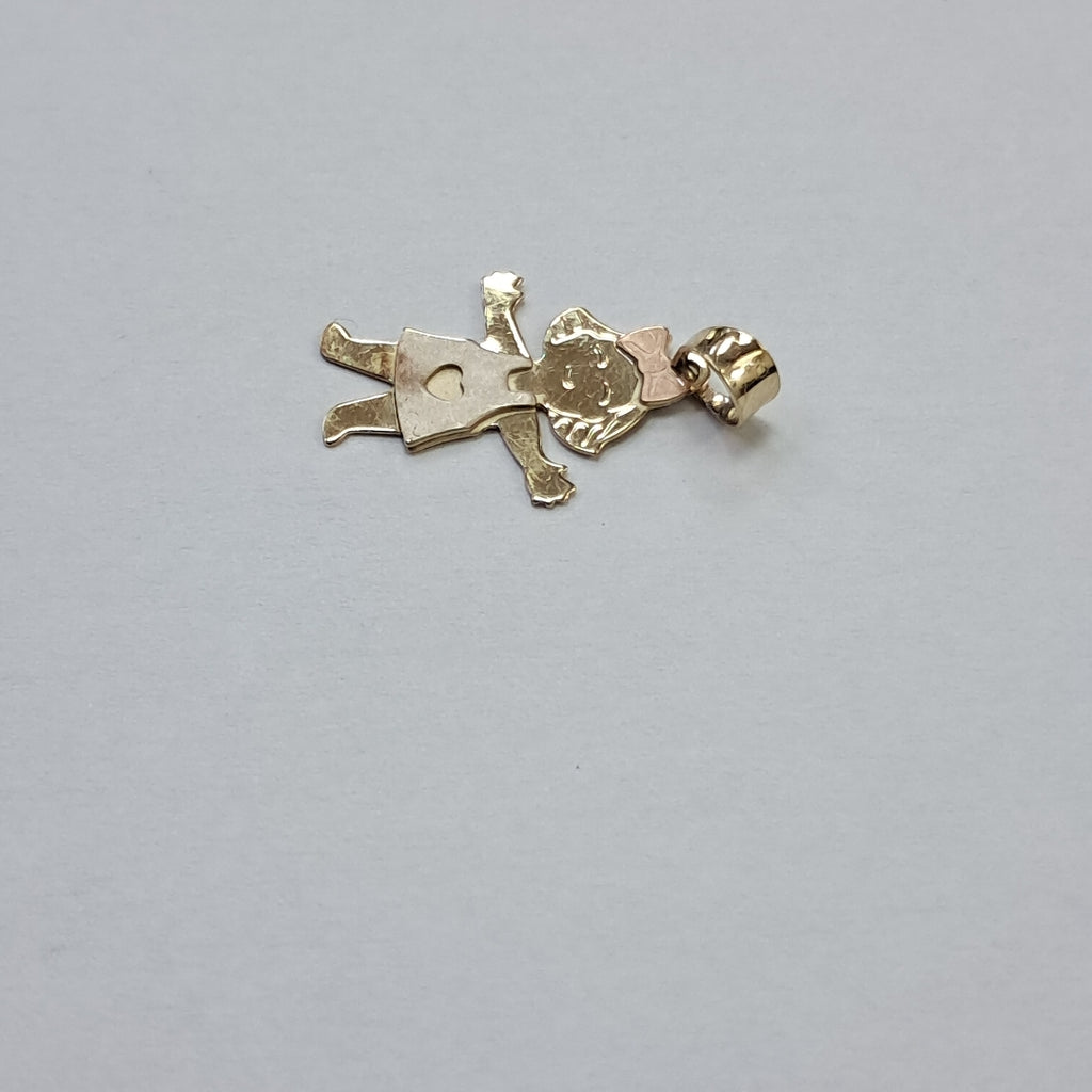 DIJE ORO COMBINADO 14 K 1.1 GRMS (SEMINUEVO)