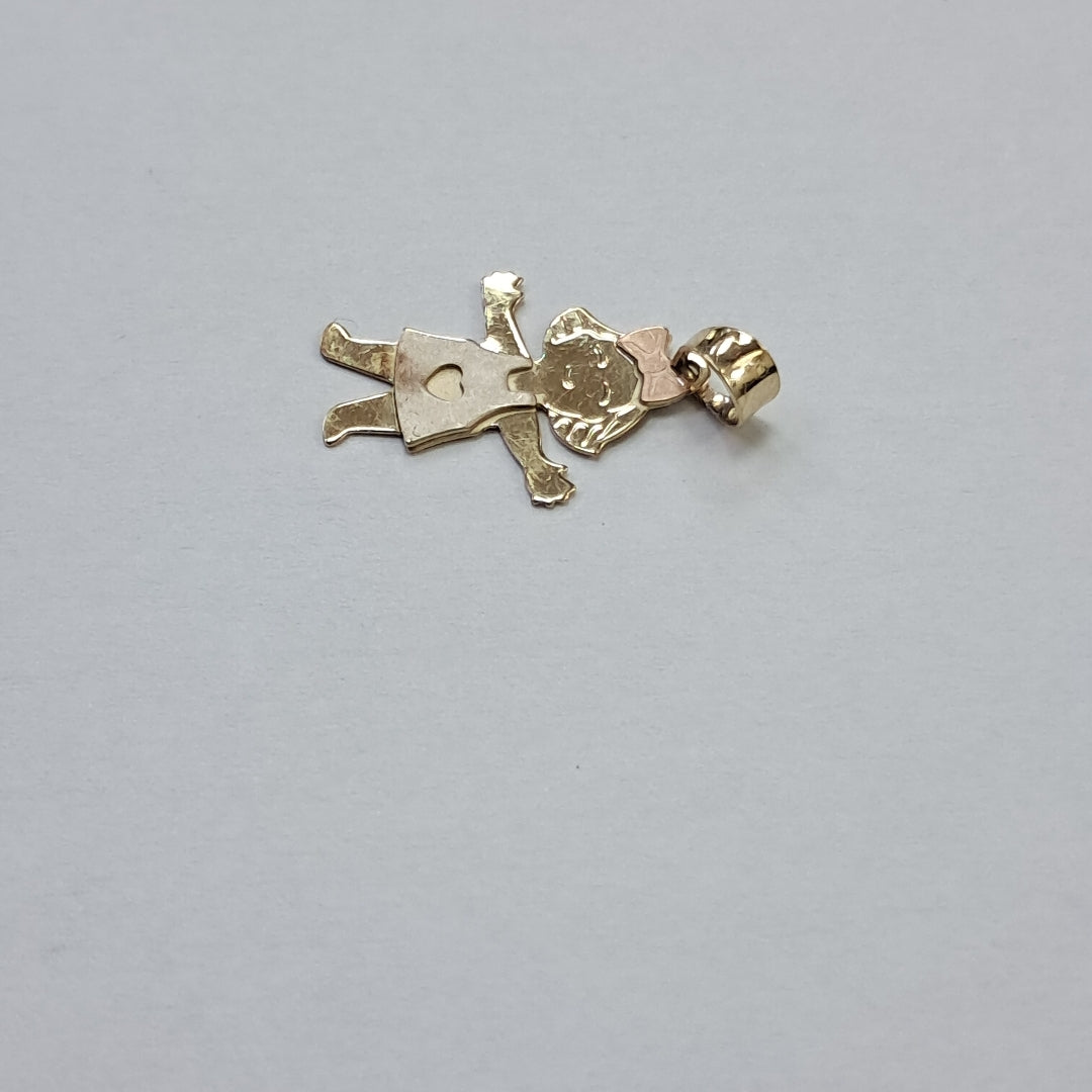 DIJE ORO COMBINADO 14 K 1.1 GRMS (SEMINUEVO)