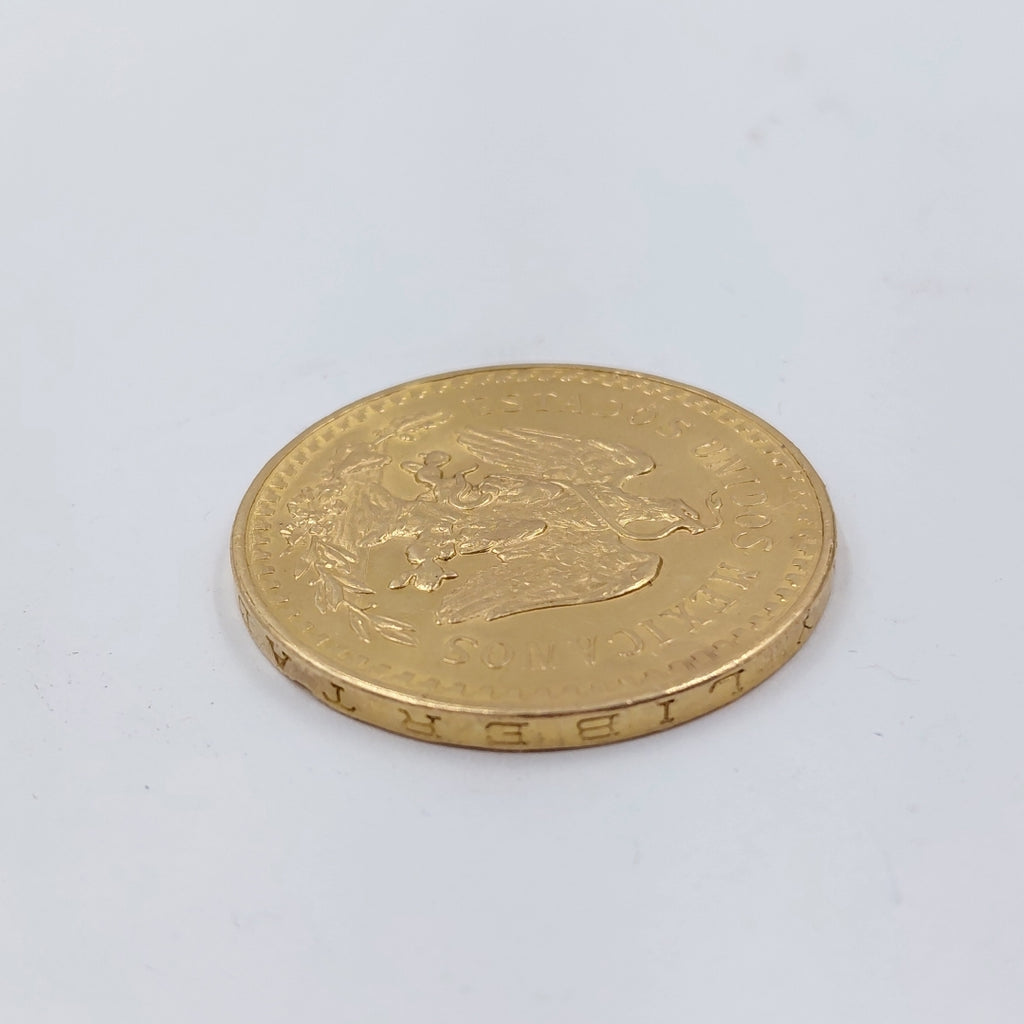 K1 41.6 GRMS 21 K IDENTIFICACIÓN MONEDA NOMINATIVA MONEDAS PESOS 50 PESOS (SEMINUEVO)