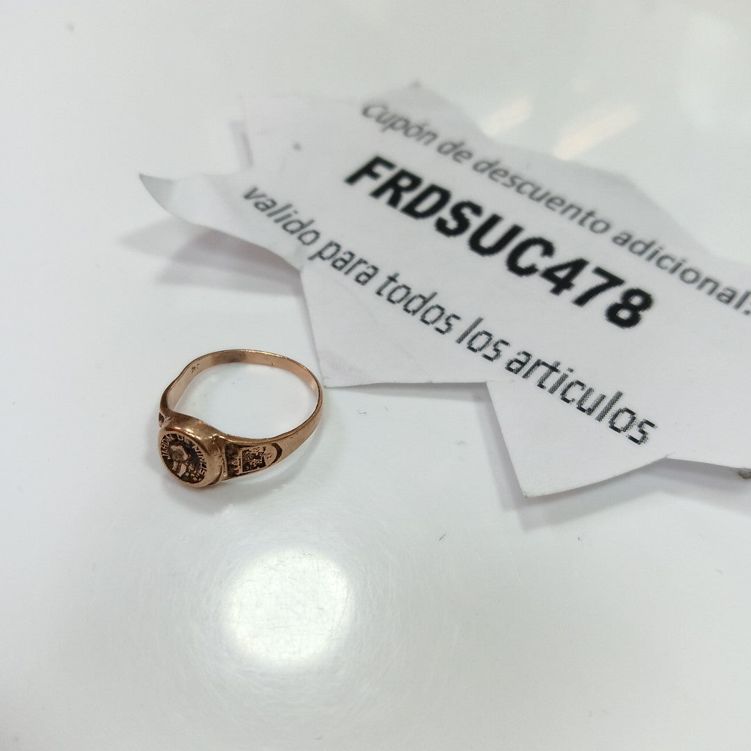 ANILLO DE GRADUACIÓN ORO 8 K 1,80 GRMS (SEMINUEVO)