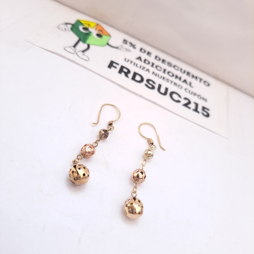 ARRACADAS PAR ORO 10 K 2,20 GRMS (SEMINUEVO)