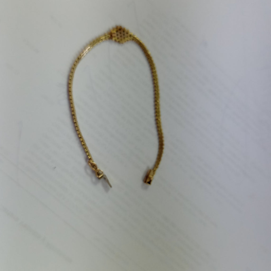 PULSERA ORO, RODIADO 14 K 6.2 GRMS (SEMINUEVO)