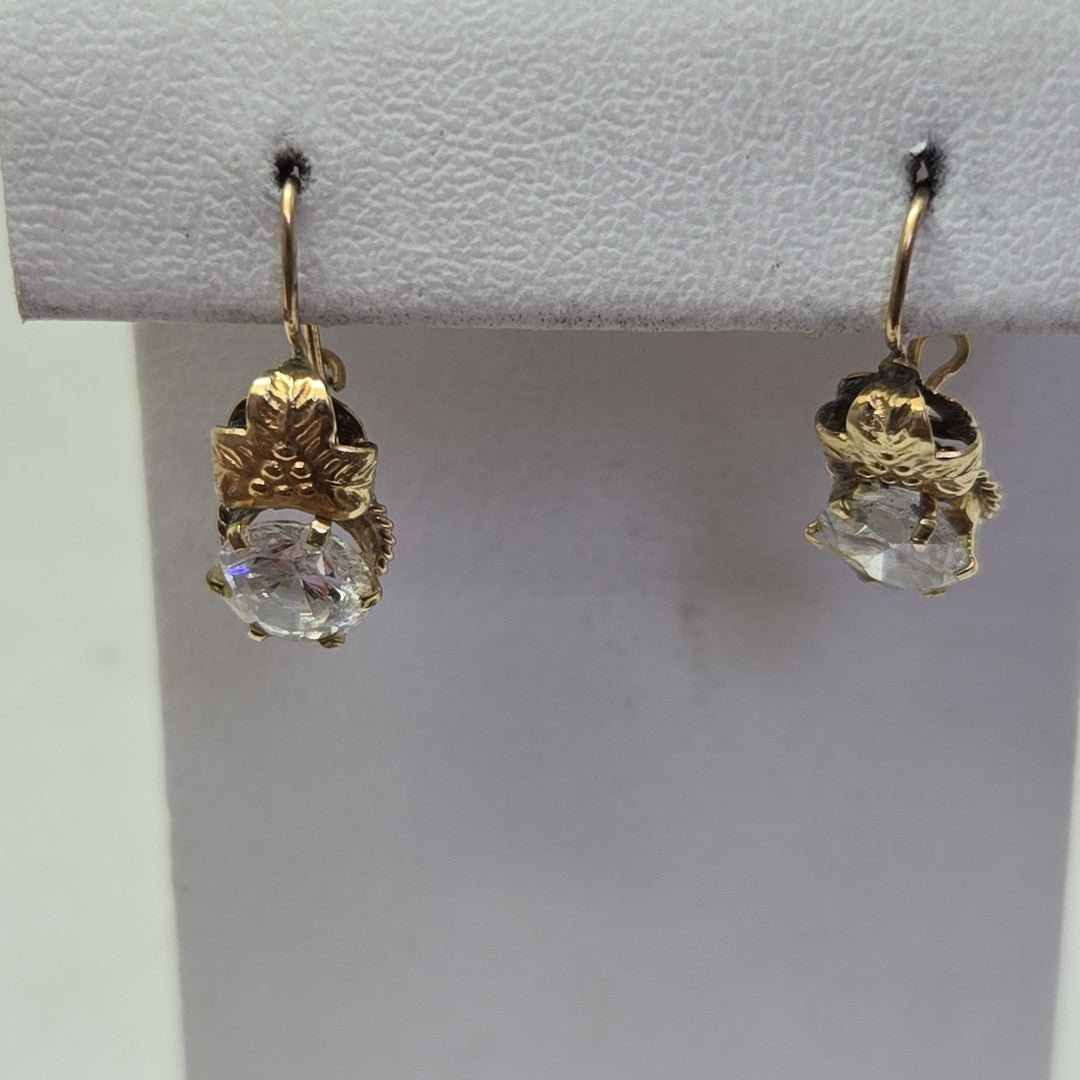 ARETES PAR ORO 8 K 2.2 GRMS (SEMINUEVO)
