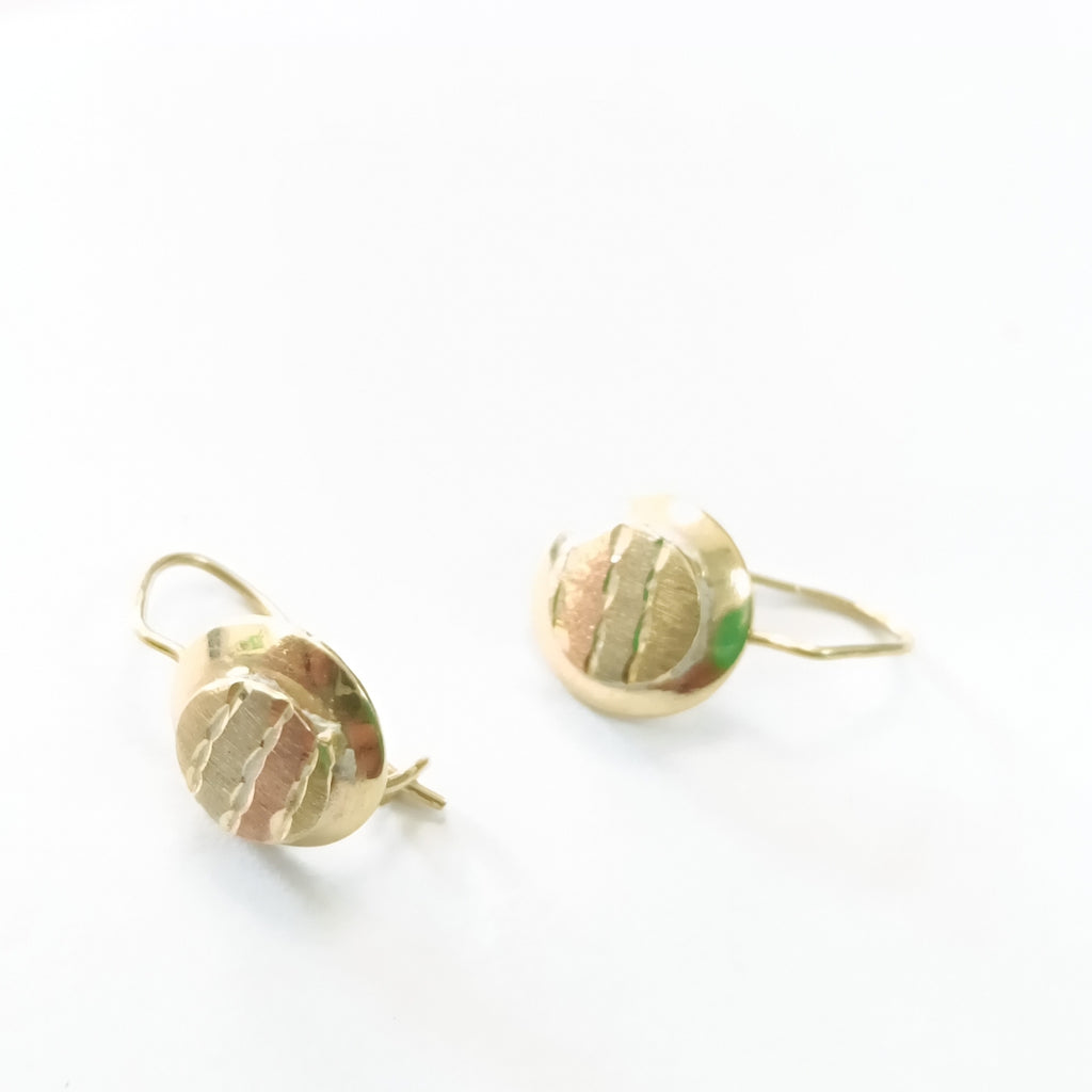 ARETES PAR ORO 14 K 1,60 GRMS (SEMINUEVO)