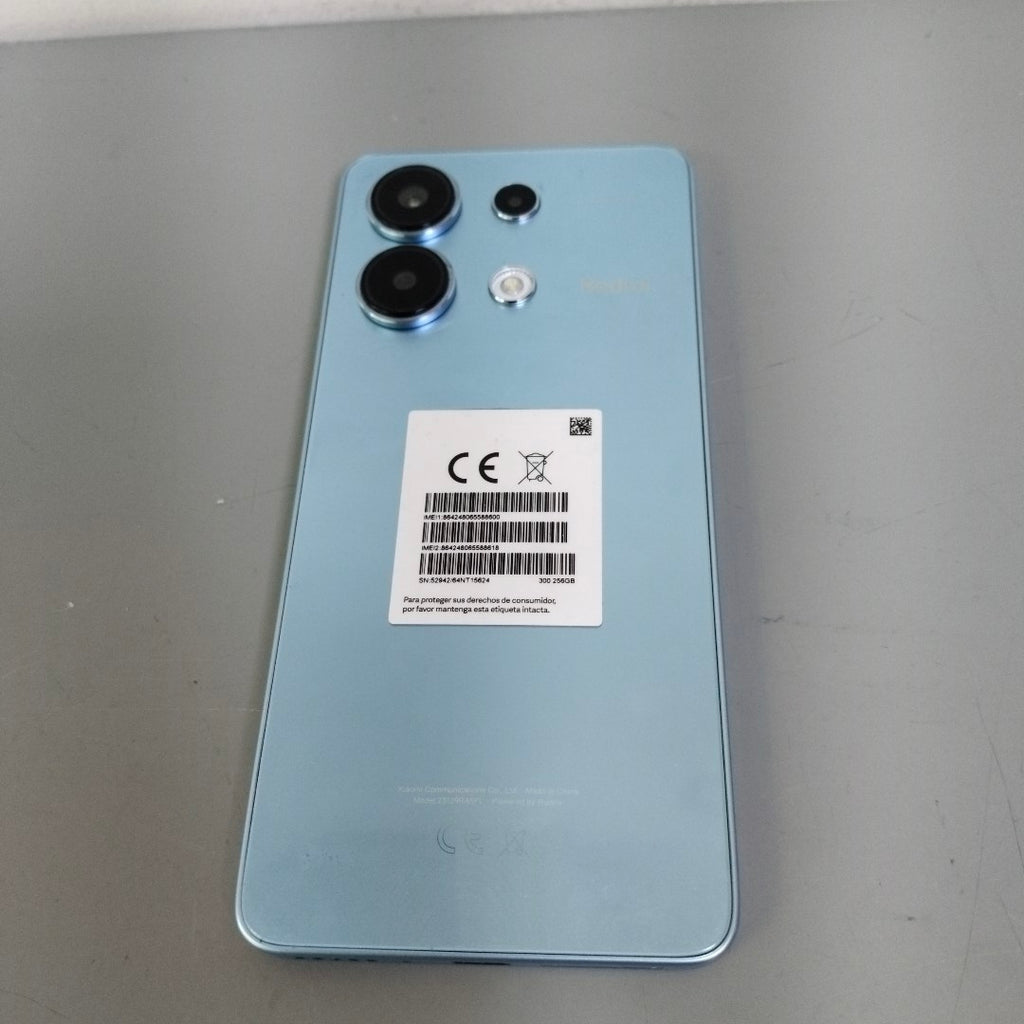 CELULAR XIAOMI REDMI NOTE 13 23129RA5FL (2024) 256 GB 8 GB RAM (SEMINUEVO)