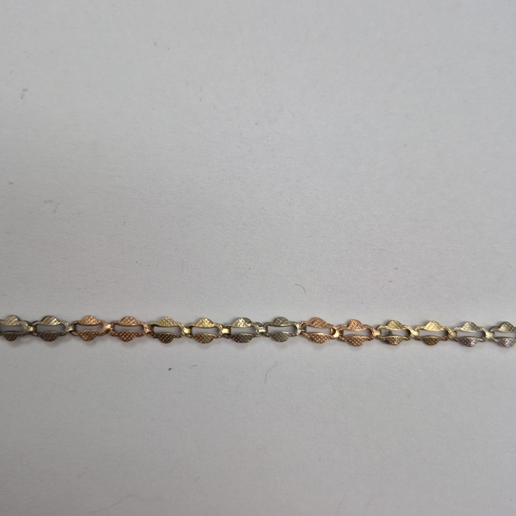 PULSERA ORO COMBINADO 10 K 3 GRMS (SEMINUEVO)