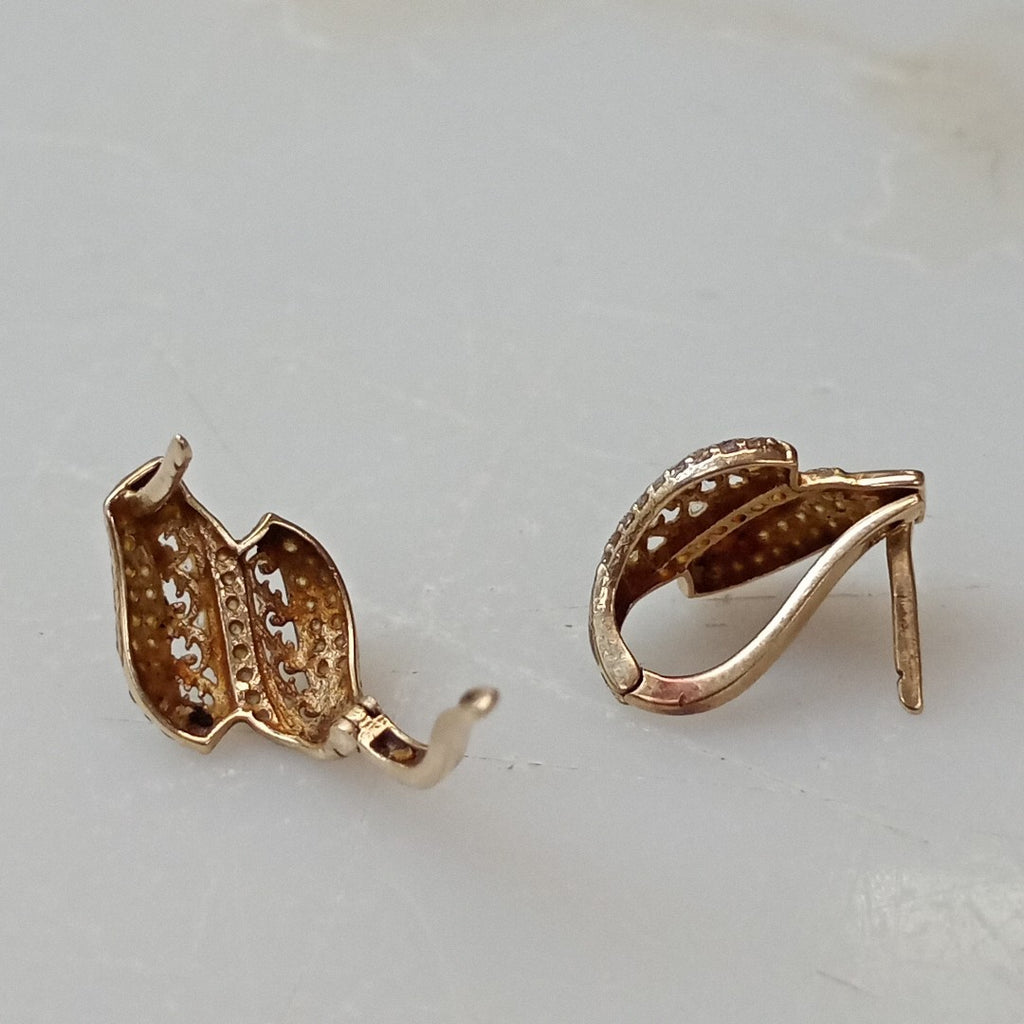 ARETES PAR ORO 10 K 2.7 GRMS (SEMINUEVO)