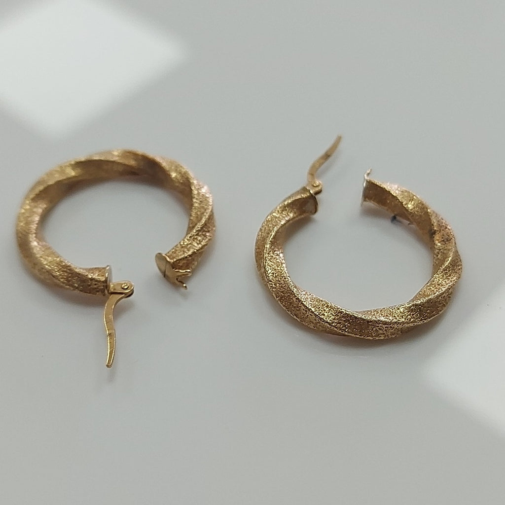 ARRACADAS PAR ORO 14 K 3.9 GRMS (SEMINUEVO)