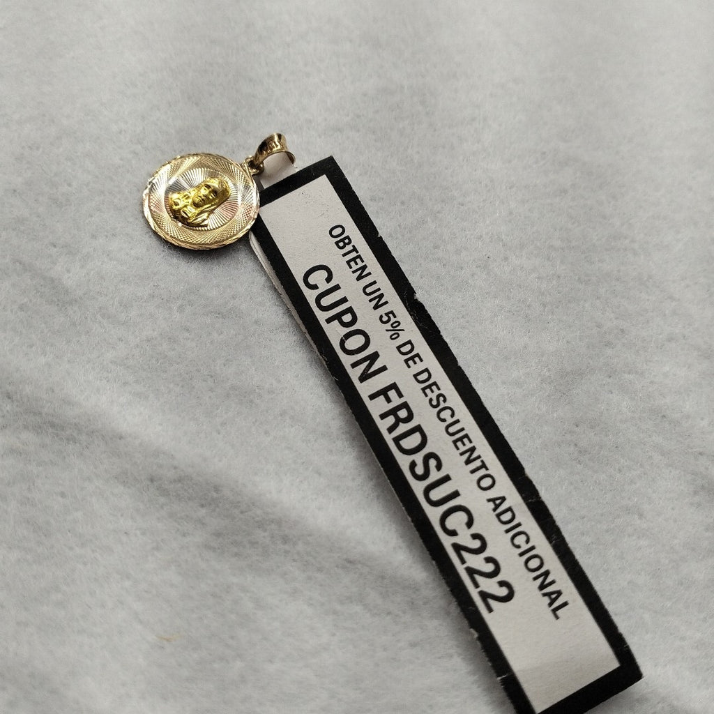 MEDALLA RELIGIOSA ORO 10 K 1,10 GRMS (SEMINUEVO)