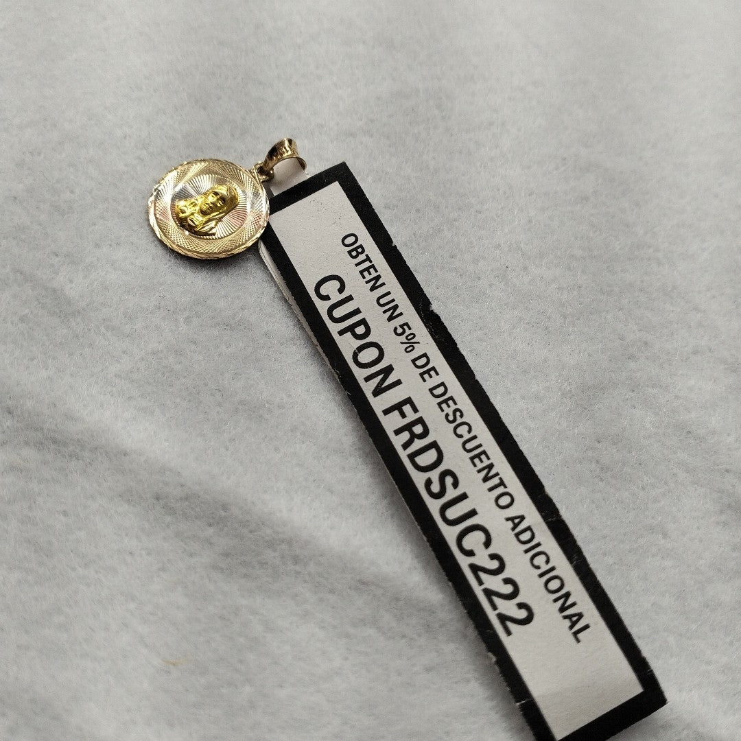 MEDALLA RELIGIOSA ORO 10 K 1,10 GRMS (SEMINUEVO)