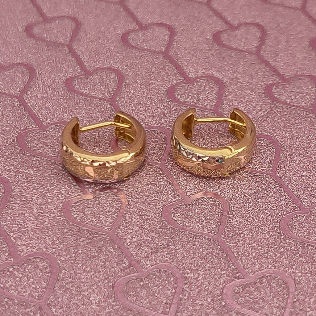 ARRACADAS PAR ORO 14 K 1.3 GRMS (SEMINUEVO)