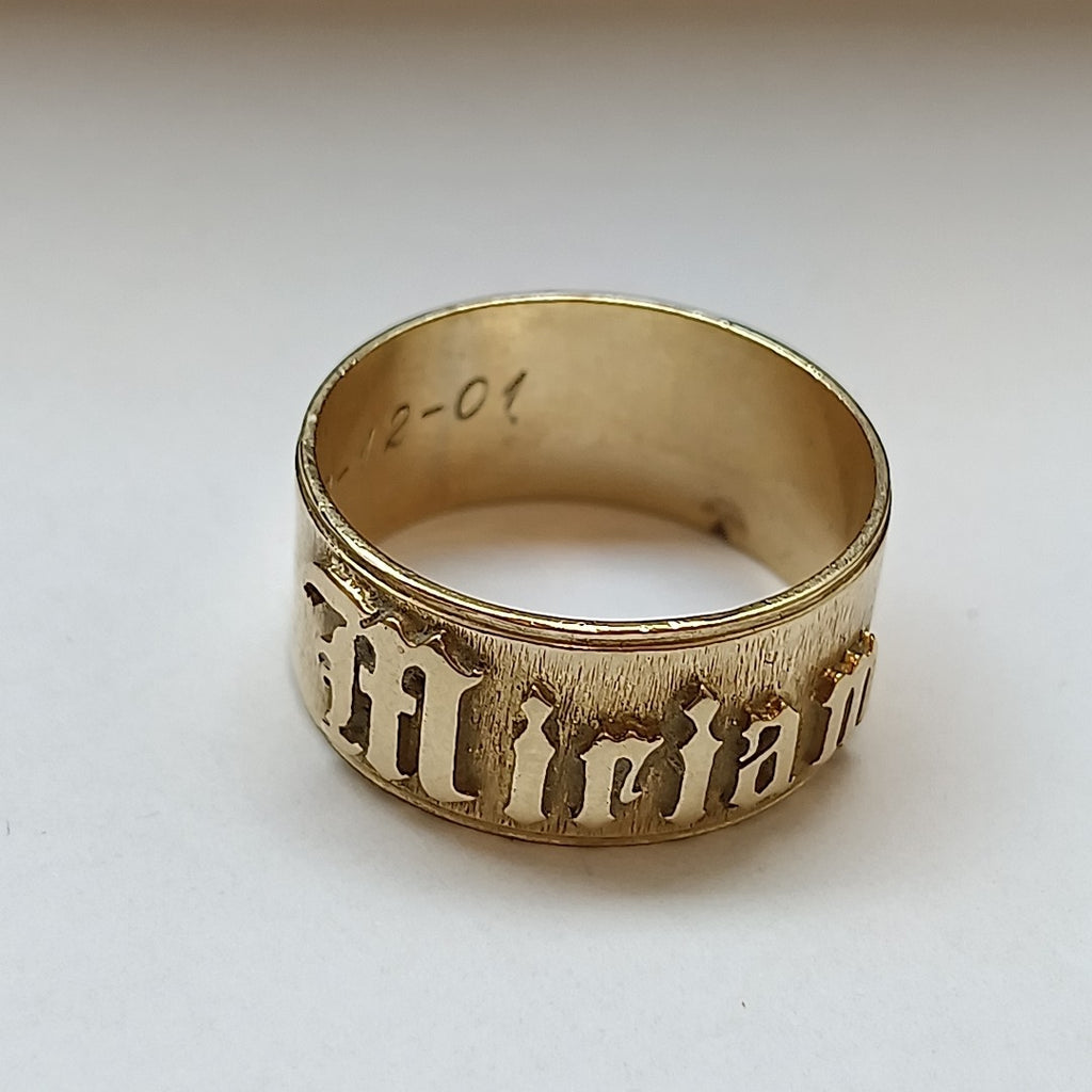 ARGOLLA ORO 14 K 7,60 GRMS (SEMINUEVO)