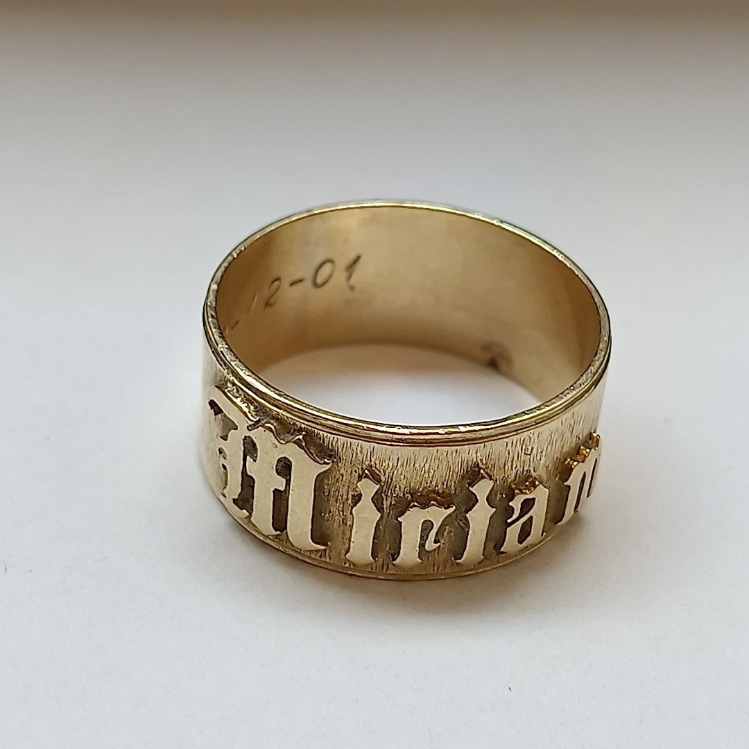 ARGOLLA ORO 14 K 7,60 GRMS (SEMINUEVO)