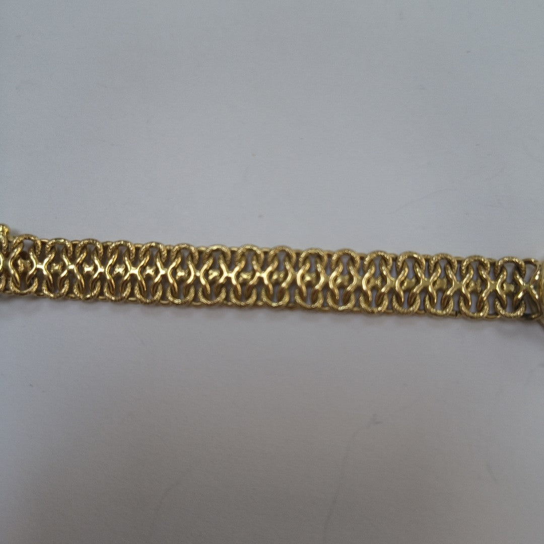 RELOJ CAJA Y PULSO ORO ORO 14 K 13.6 GRMS (SEMINUEVO)