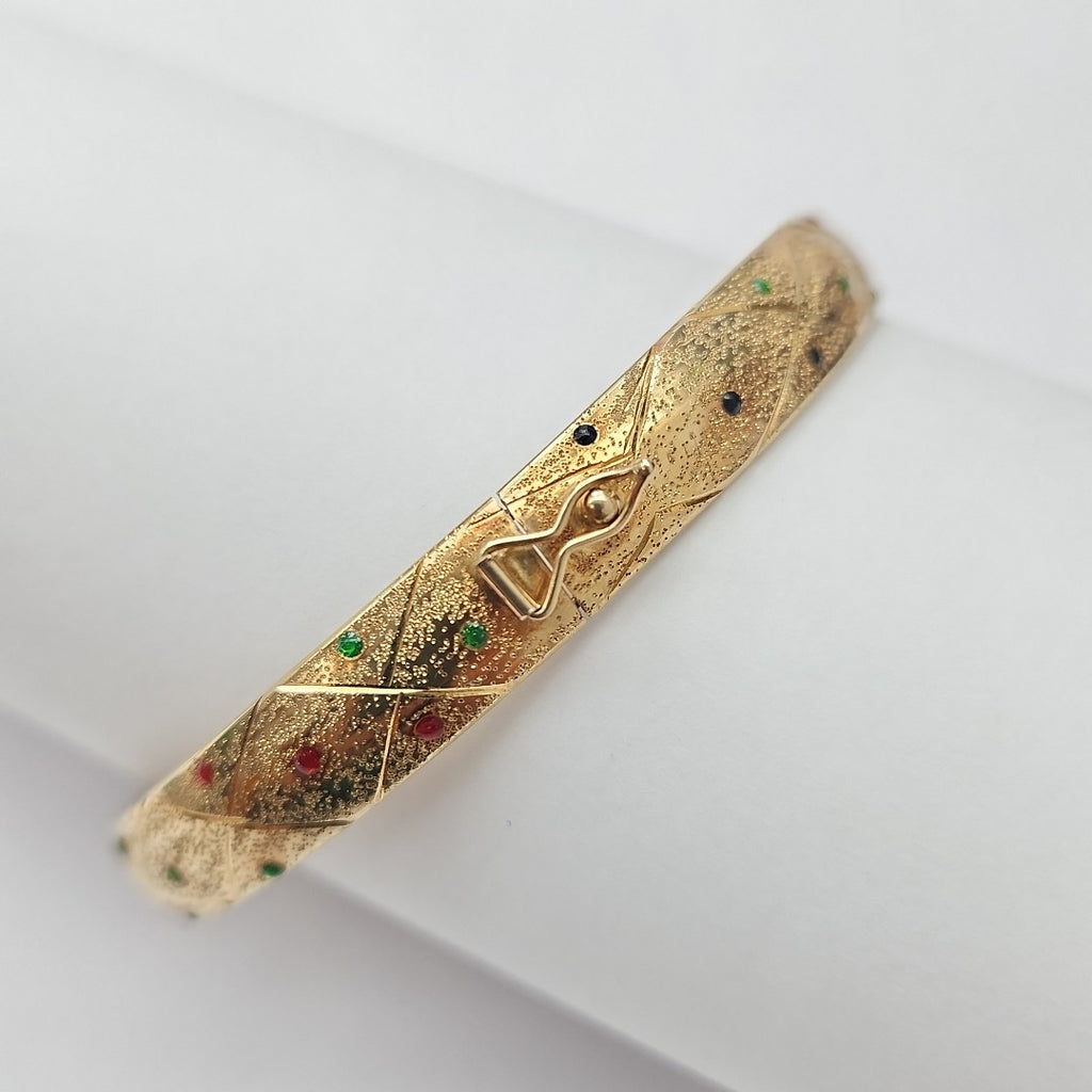 PULSERA RIGIDA ORO 14 K 6 GRMS (SEMINUEVO)