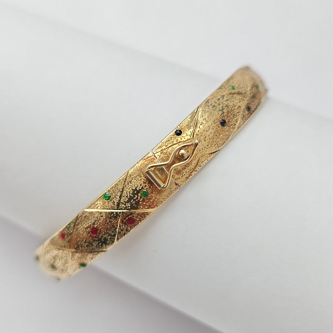 PULSERA RIGIDA ORO 14 K 6 GRMS (SEMINUEVO)