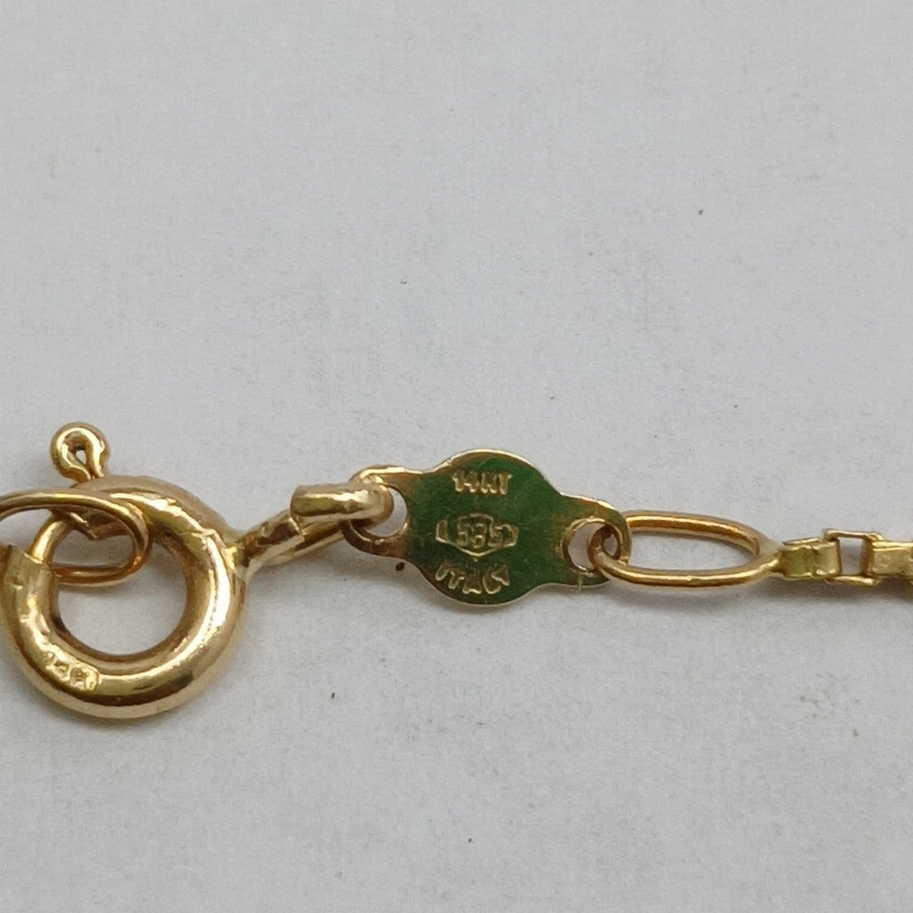 CADENA ORO 14 K 4,00 GRMS (SEMINUEVO)