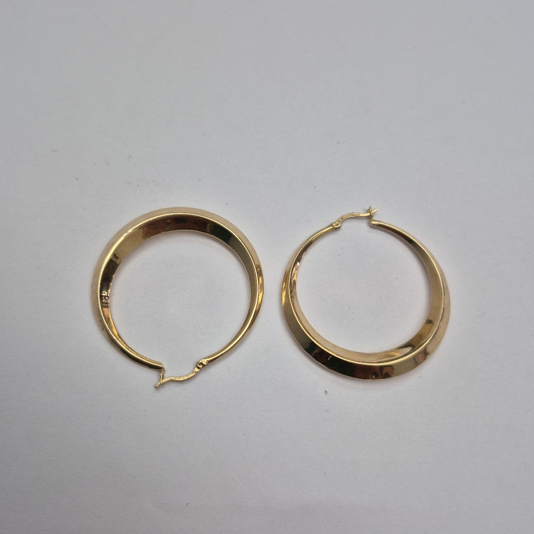 ARRACADAS PAR ORO 14 K 6.5 GRMS (SEMINUEVO)