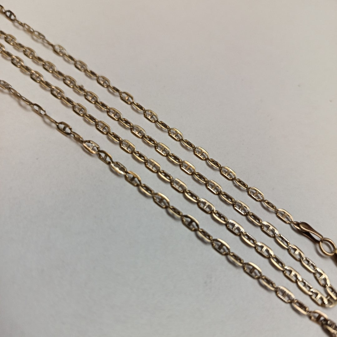 CADENA ORO, RODIADO 10 K 3.4 GRMS (SEMINUEVO)