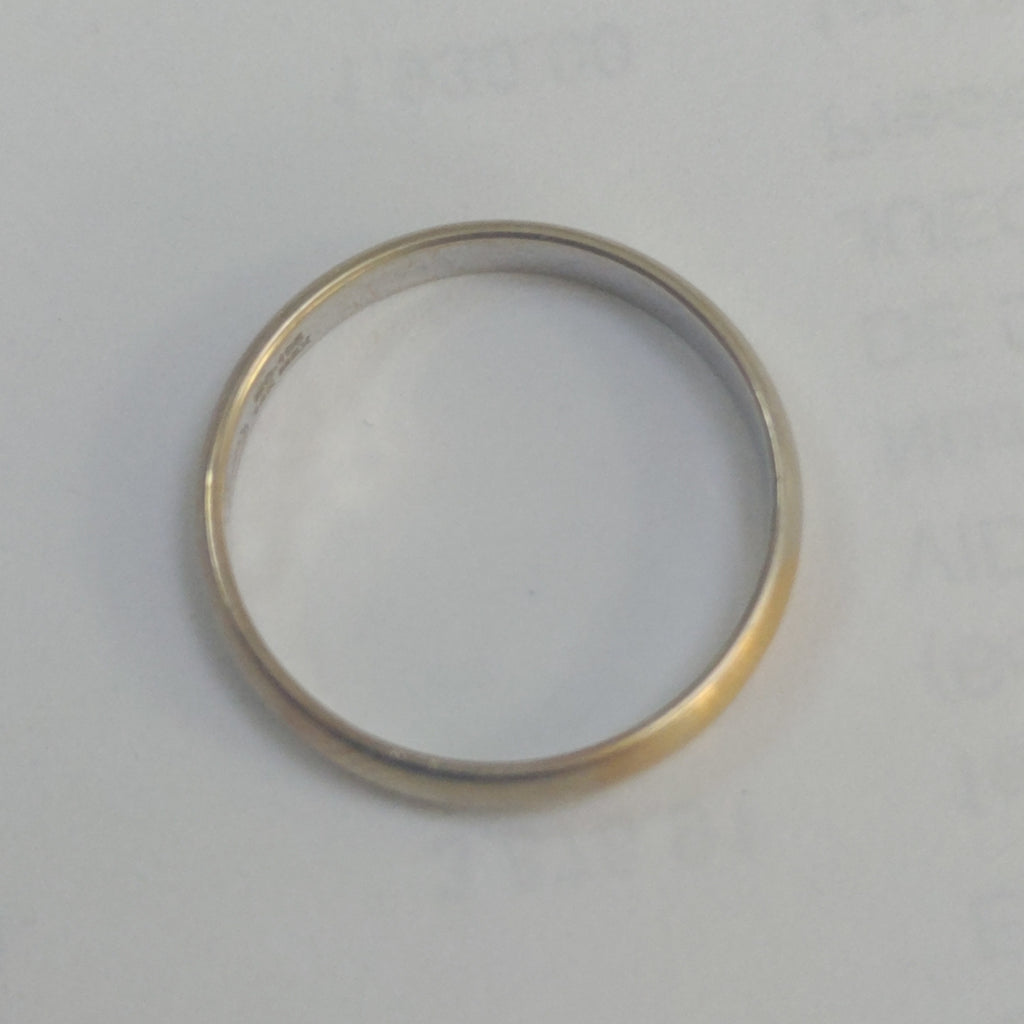 ARGOLLA ORO BLANCO 14 K 1.8 GRMS (SEMINUEVO)