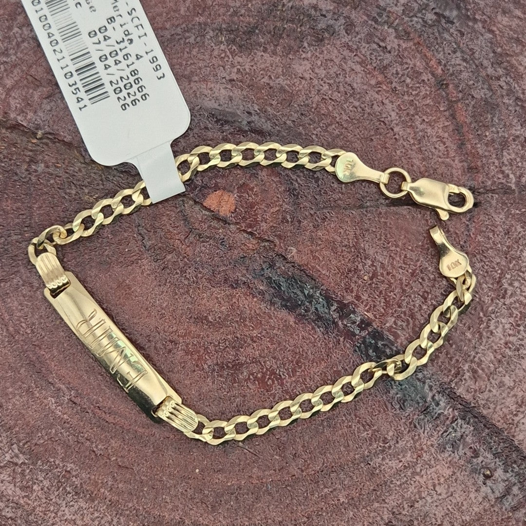 ESCLAVA ORO 10 K 3.5 GRMS (SEMINUEVO)