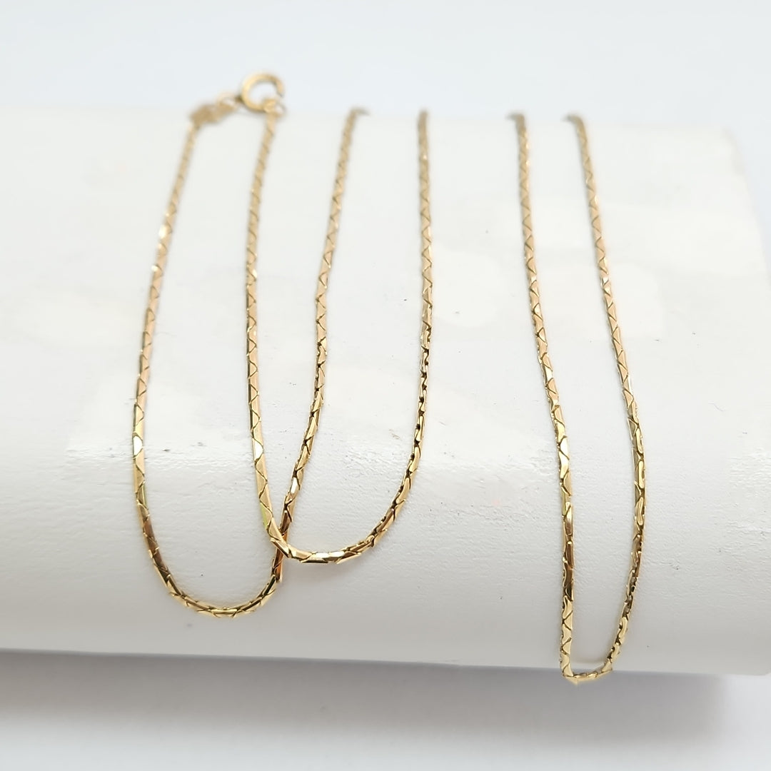 CADENA ORO 14 K 3.5 GRMS (SEMINUEVO)