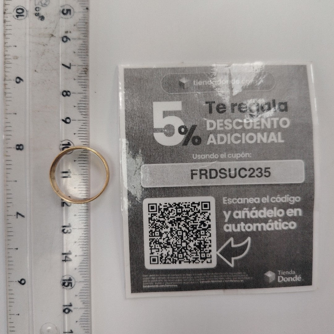 ARGOLLA ORO 10 K 2 GRMS (SEMINUEVO)