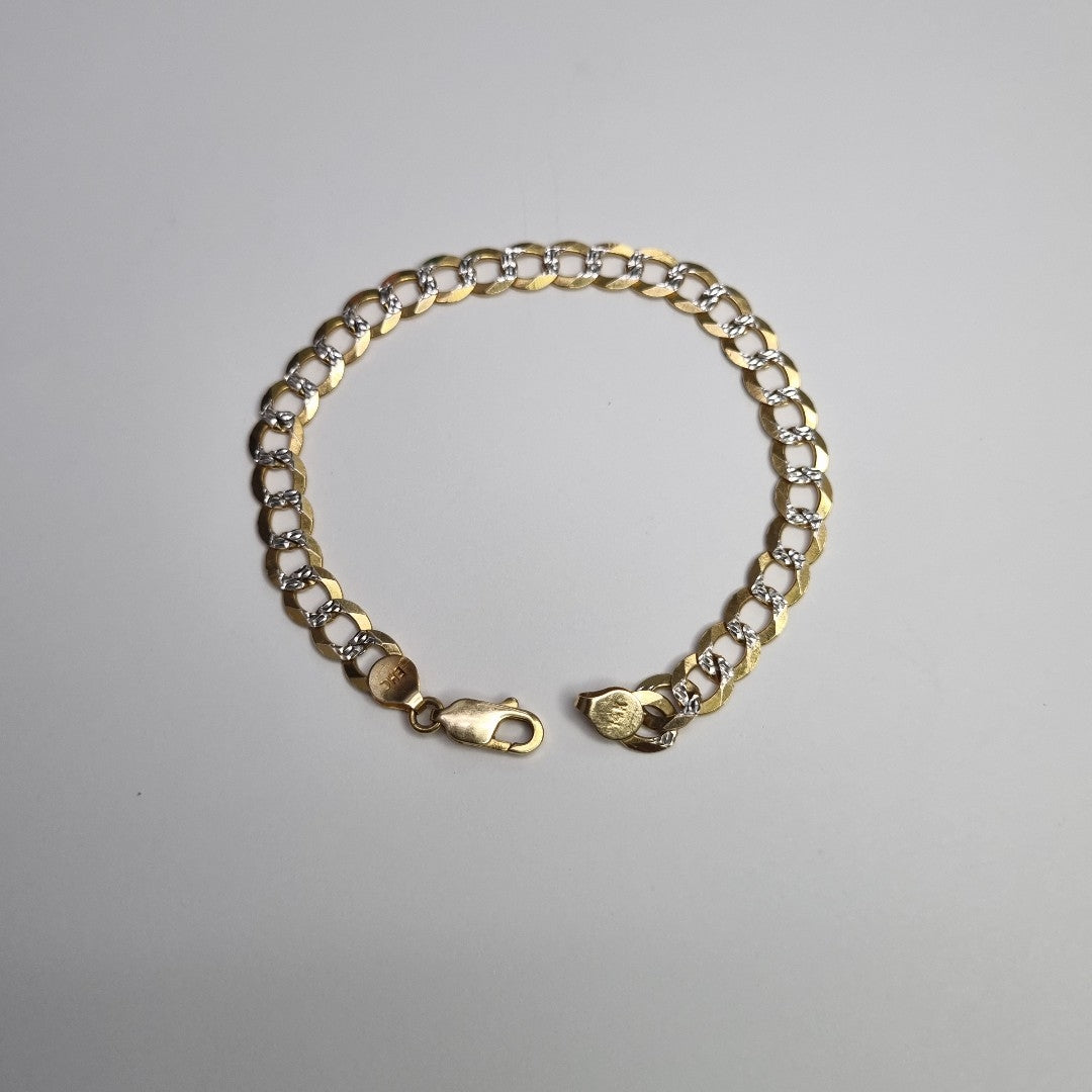 PULSERA ORO, RODIADO 14 K 10.2 GRMS (SEMINUEVO)