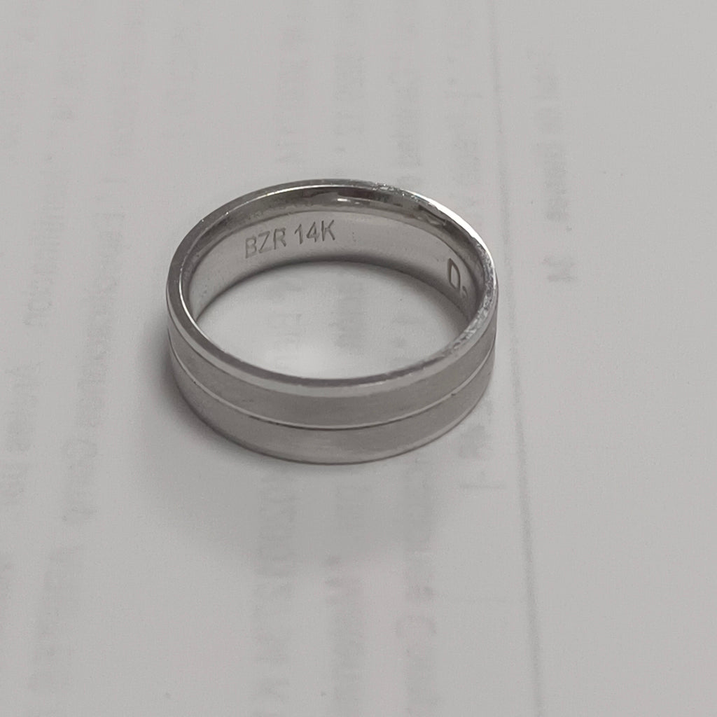 ARGOLLA ORO, ORO BLANCO 14 K 4 GRMS (SEMINUEVO)