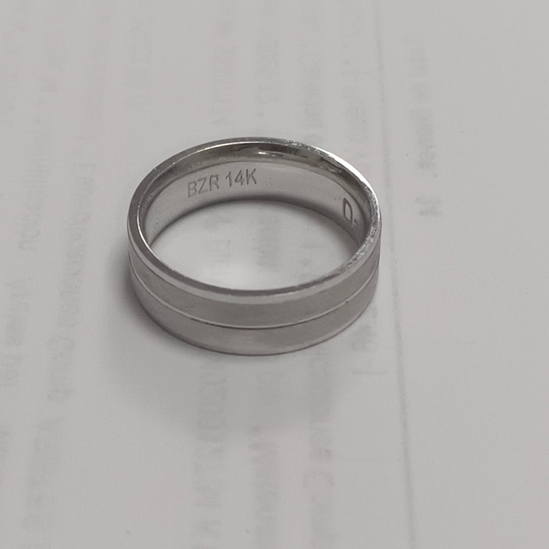 ARGOLLA ORO, ORO BLANCO 14 K 4 GRMS (SEMINUEVO)