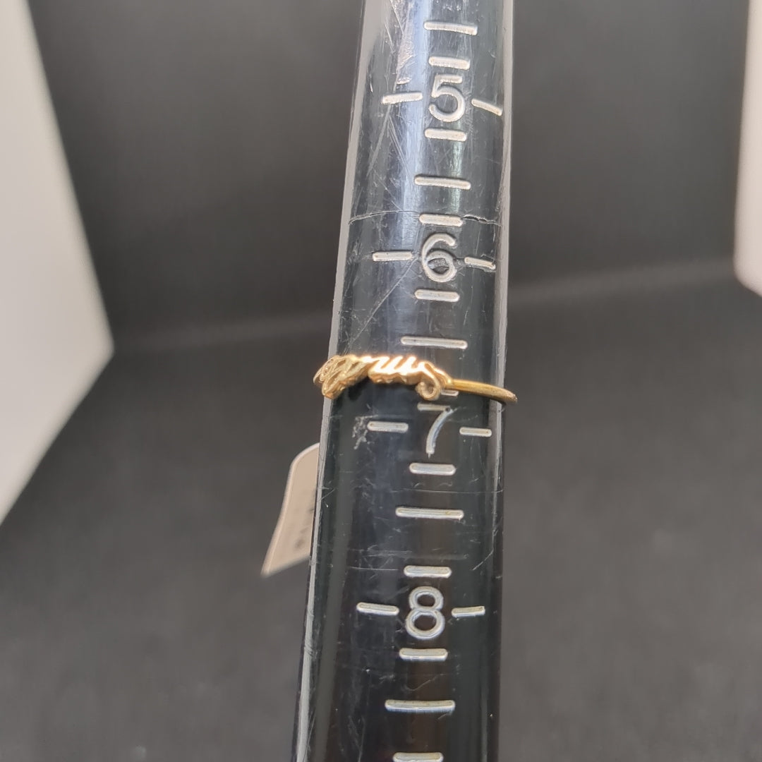 ANILLITO ORO 14 K 0.9 GRMS (SEMINUEVO)