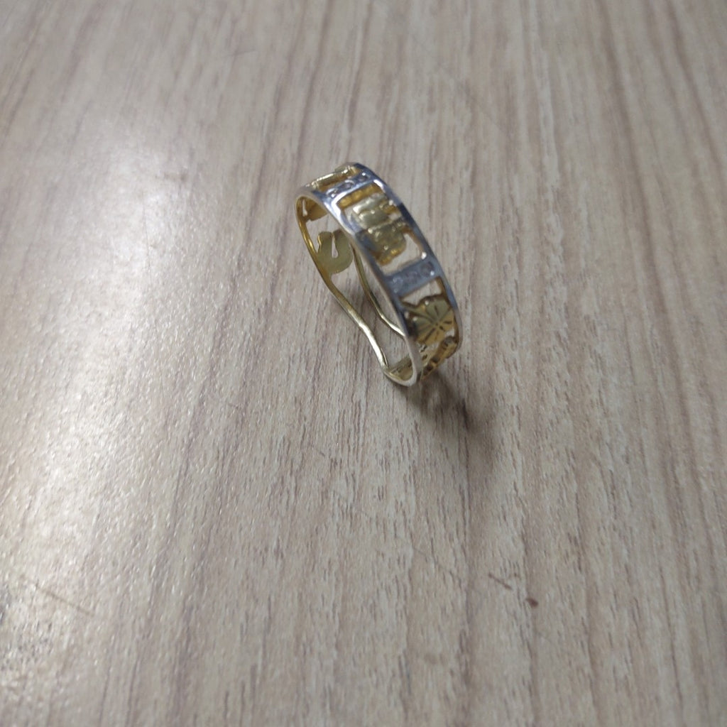 ANILLO ORO 14 K 3 GRMS (SEMINUEVO)