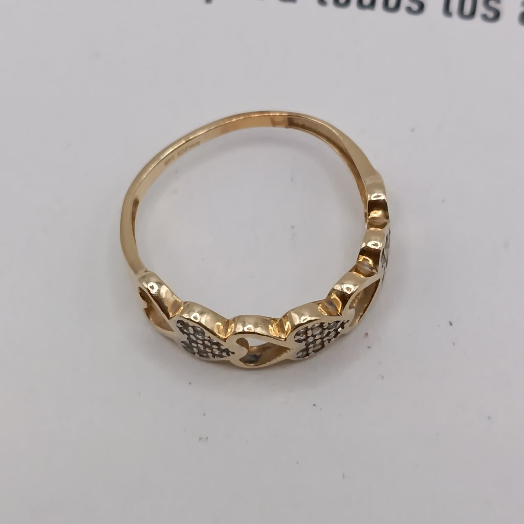 ANILLO ORO 14 K 2.3 GRMS (SEMINUEVO)