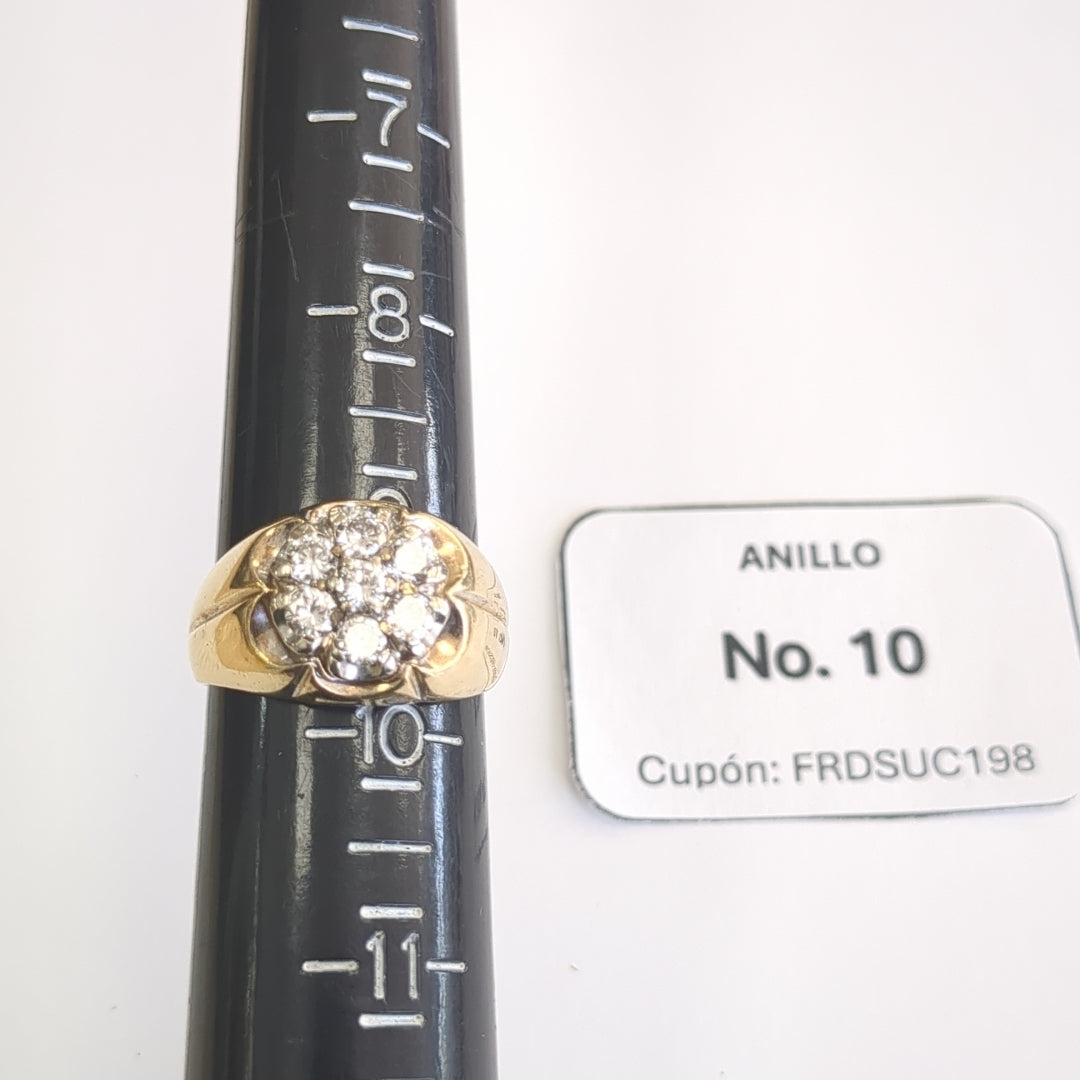 ANILLO ORO 14 K 10.7 GRMS (SEMINUEVO)