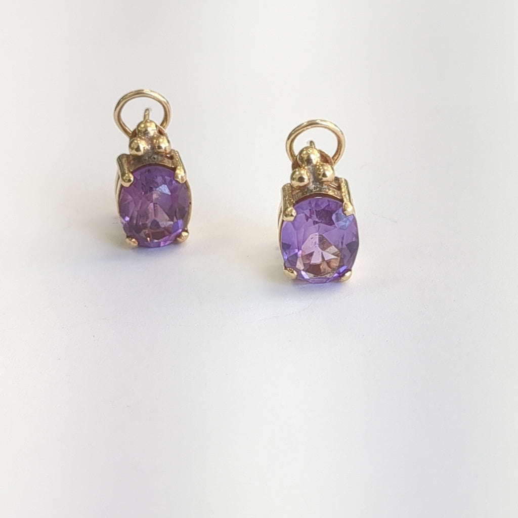 ARETES PAR ORO 14 K 6.8 GRMS (SEMINUEVO)