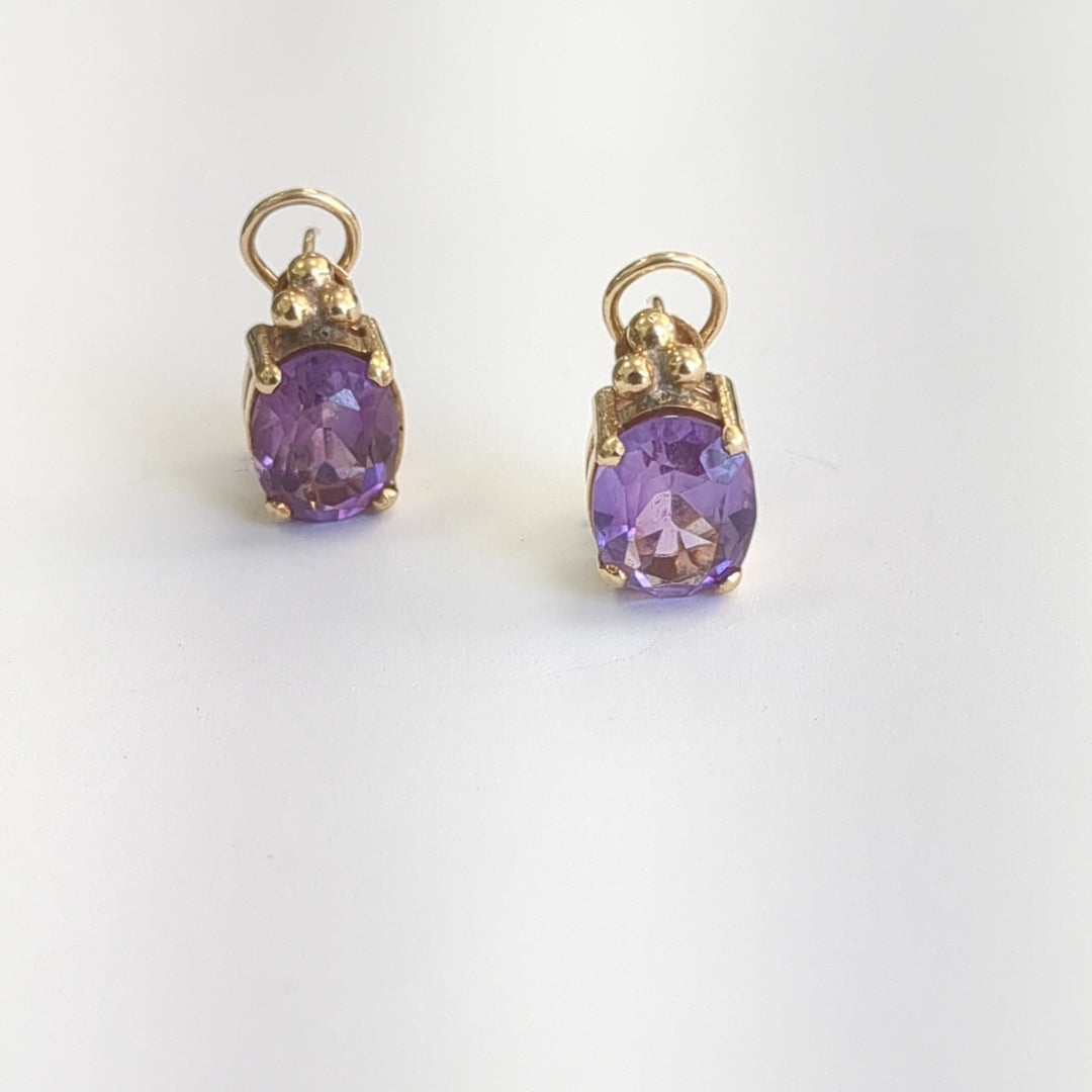 ARETES PAR ORO 14 K 6.8 GRMS (SEMINUEVO)