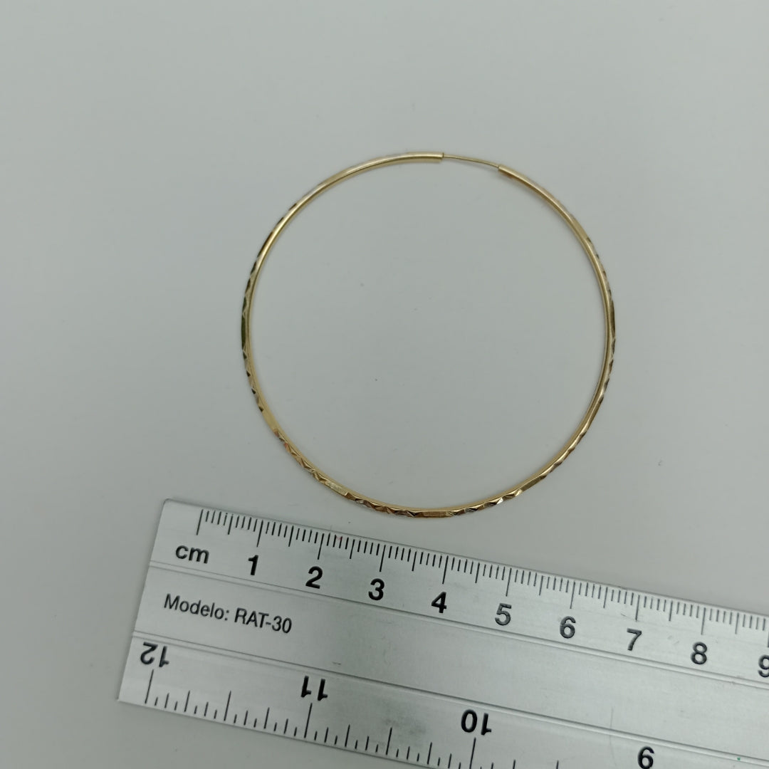 ARRACADAS PAR ORO 14 K 3.7 GRMS (SEMINUEVO)