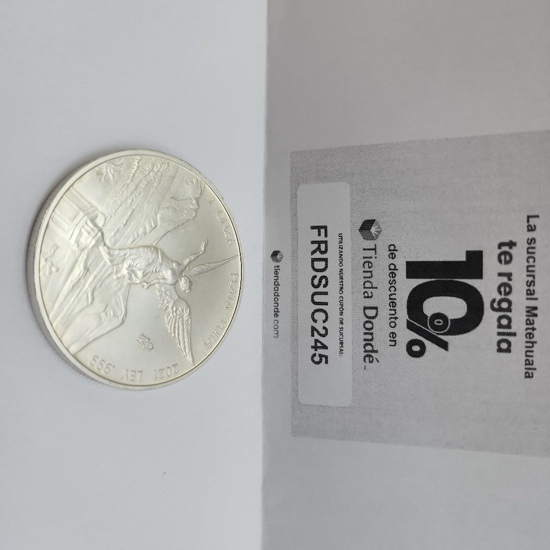 MEDALLA CONMEMORATIVA PLATA 31,10 GRMS (SEMINUEVO)