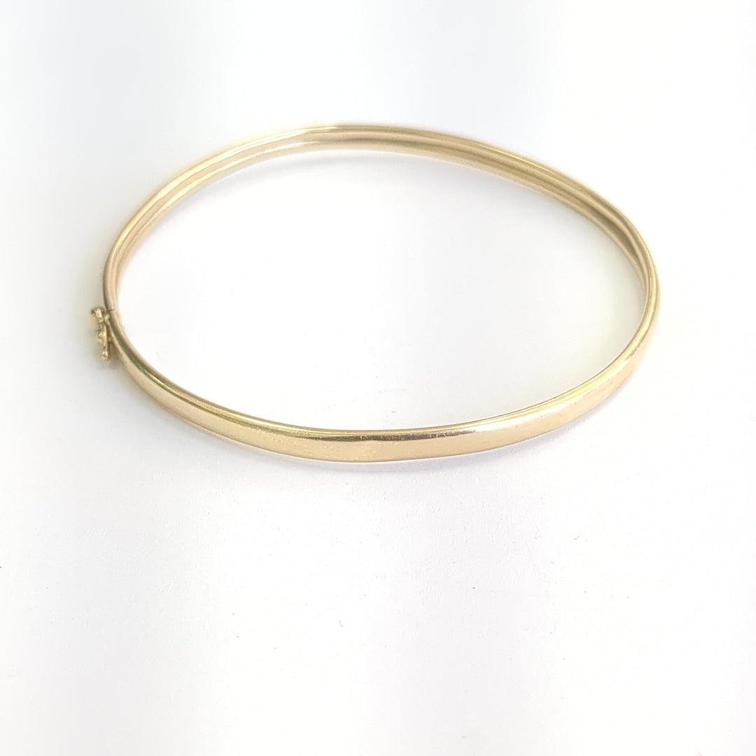 PULSERA RIGIDA ORO 14 K 4.7 GRMS (SEMINUEVO)