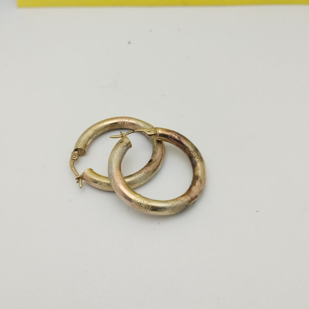 ARRACADAS PAR ORO 14 K 3.9 GRMS (SEMINUEVO)