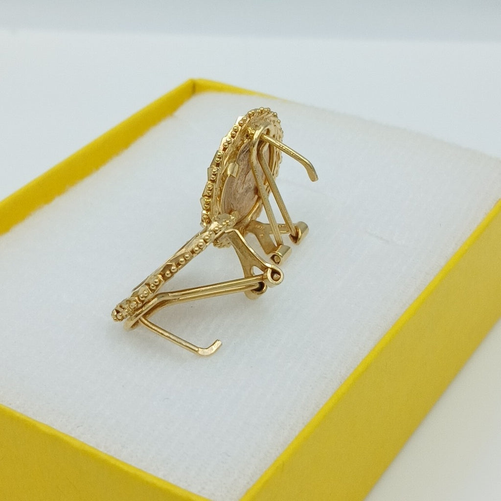 ARETES PAR ORO 14 K 7.4 GRMS (SEMINUEVO)
