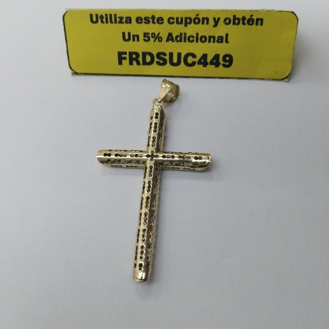 CRUZ, DIJE ORO 14 K 3.9 GRMS (SEMINUEVO)