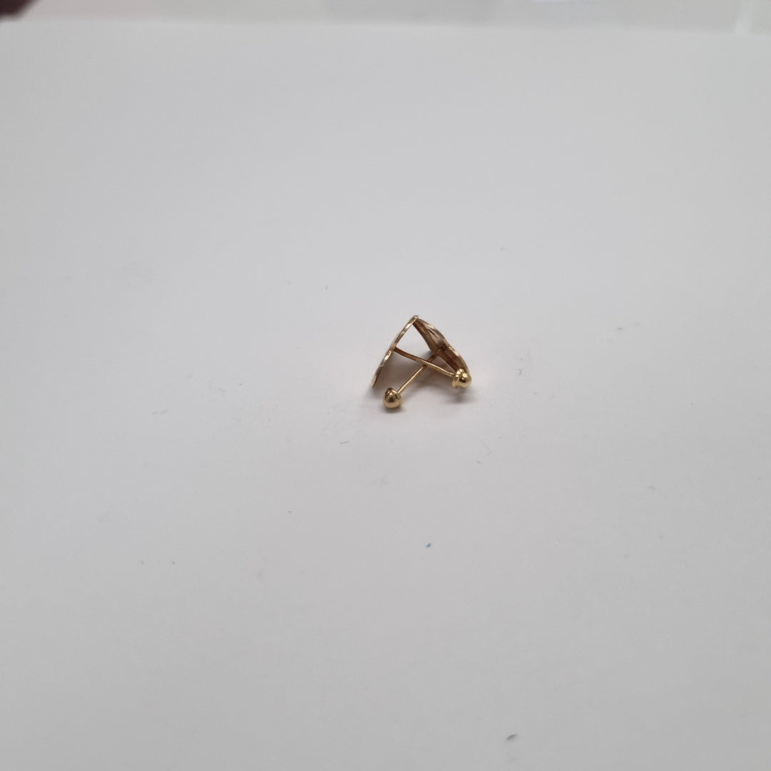 BROQUELES PAR ORO 14 K 0,60 GRMS (SEMINUEVO)