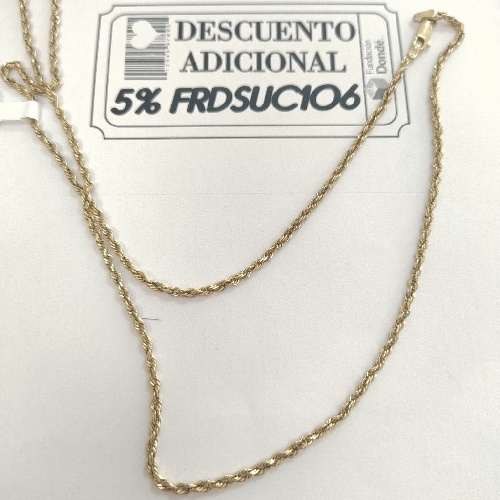 CADENA ORO 14 K 9,00 GRMS (SEMINUEVO)
