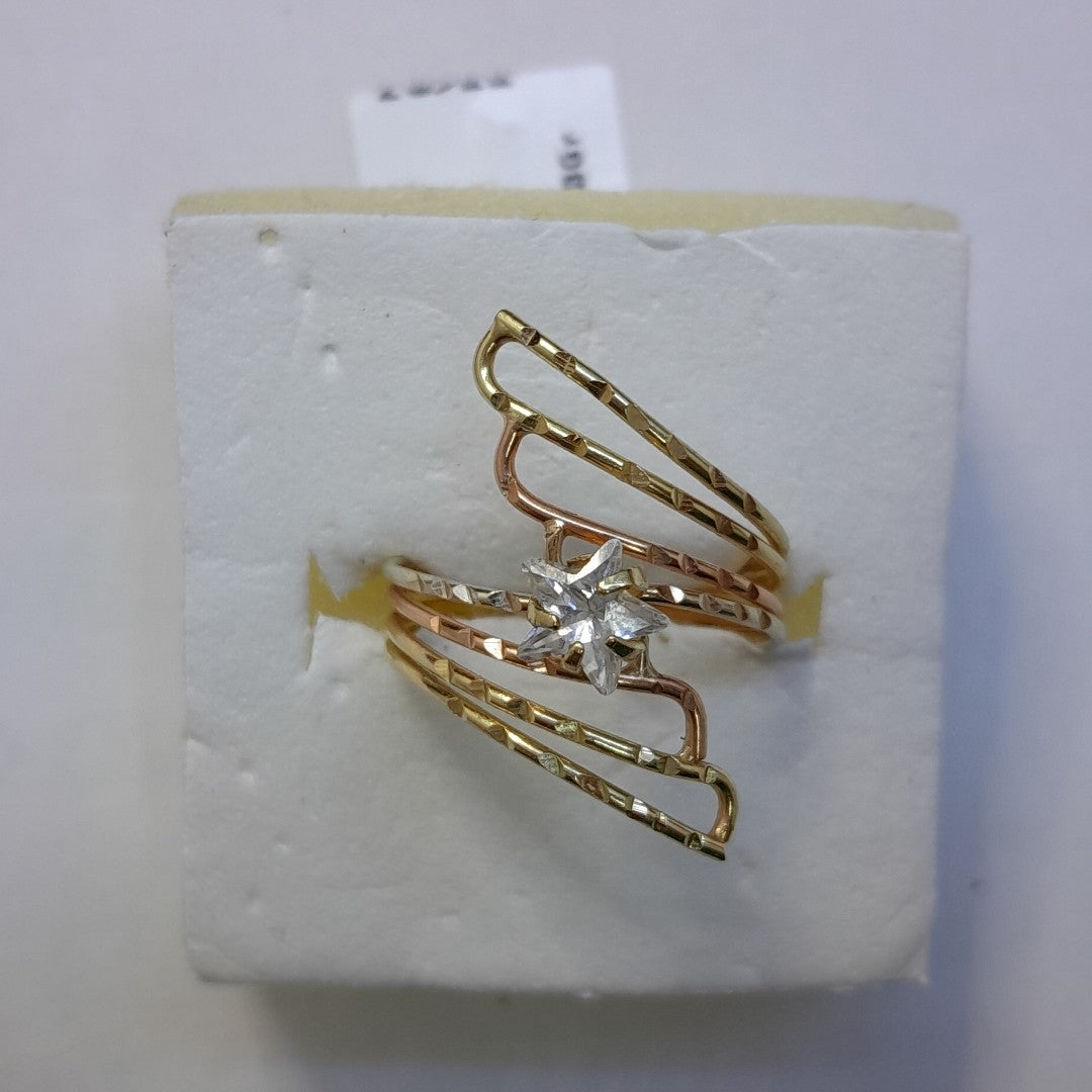 ANILLITO ORO COMBINADO 14 K 2,40 GRMS (SEMINUEVO)