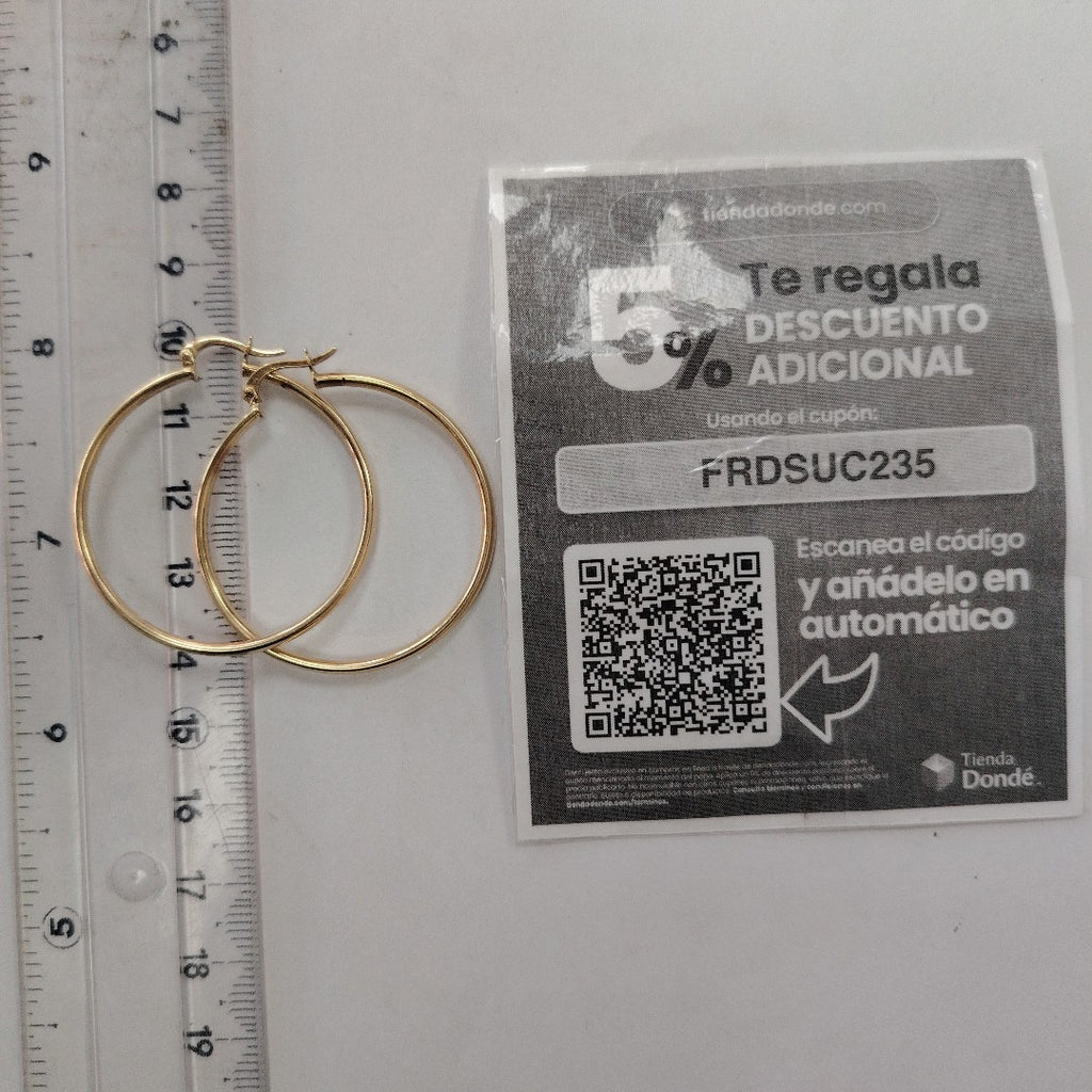 ARRACADAS PAR ORO 10 K 2.6 GRMS (SEMINUEVO)