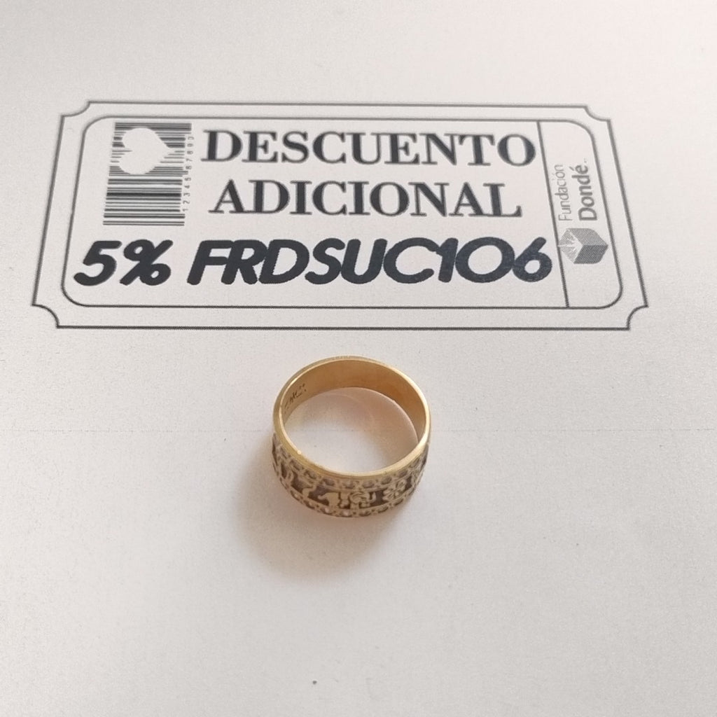 ANILLO ORO 14 K 5,10 GRMS (SEMINUEVO)